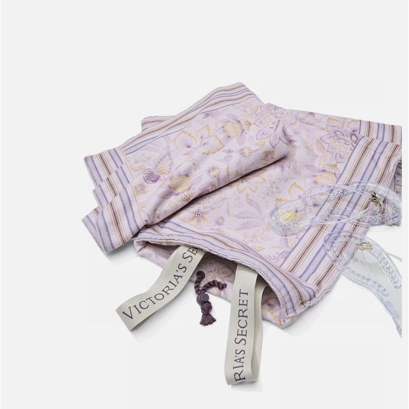 VICTORIA'S SECRET 2 IN 1 TERRYCLOTH PAISLEY LOGO BEACH TOWEL + BACKPACK 36 x 63 - Picture 2 of 5